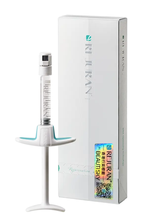 REJURAN i 麗珠蘭白盒正貨包裝及一支預填充產品實物
