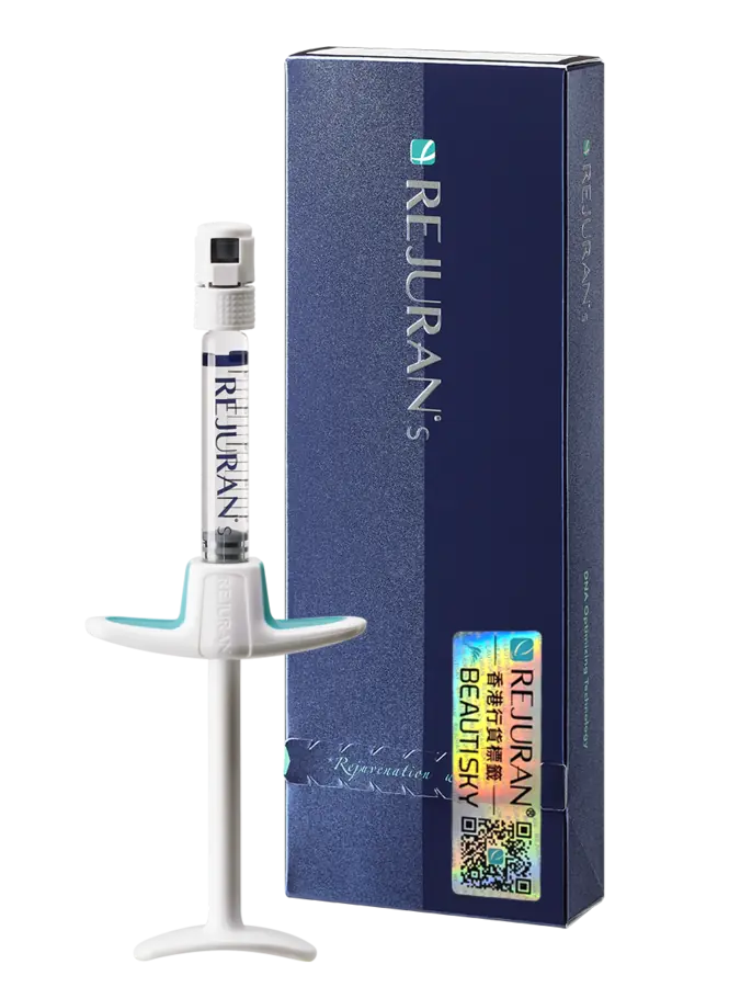 REJURAN S 麗珠蘭藍盒正貨包裝及一支預填充產品實物